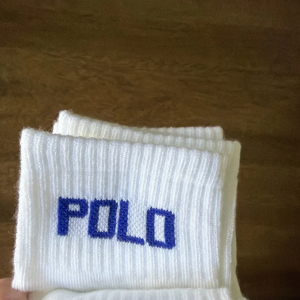 Polo Ralph Lauren Men's White Socks Low Cut Ankle Tab (2) 8 Pack 16 Pair Total